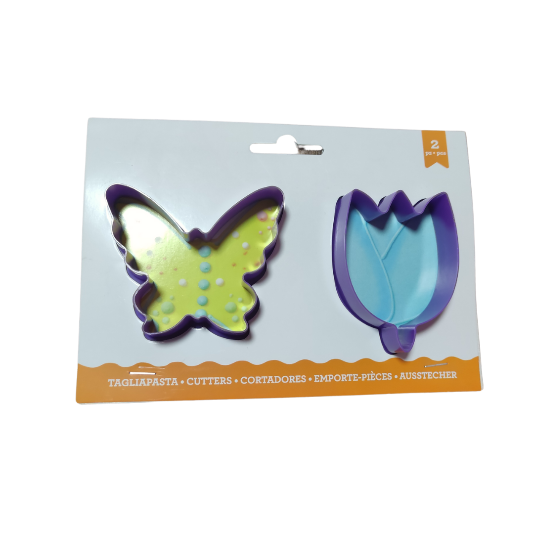 Set cortadores mariposa / tulipan
