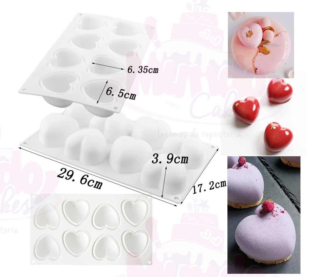Molde Corazones 6,5cm