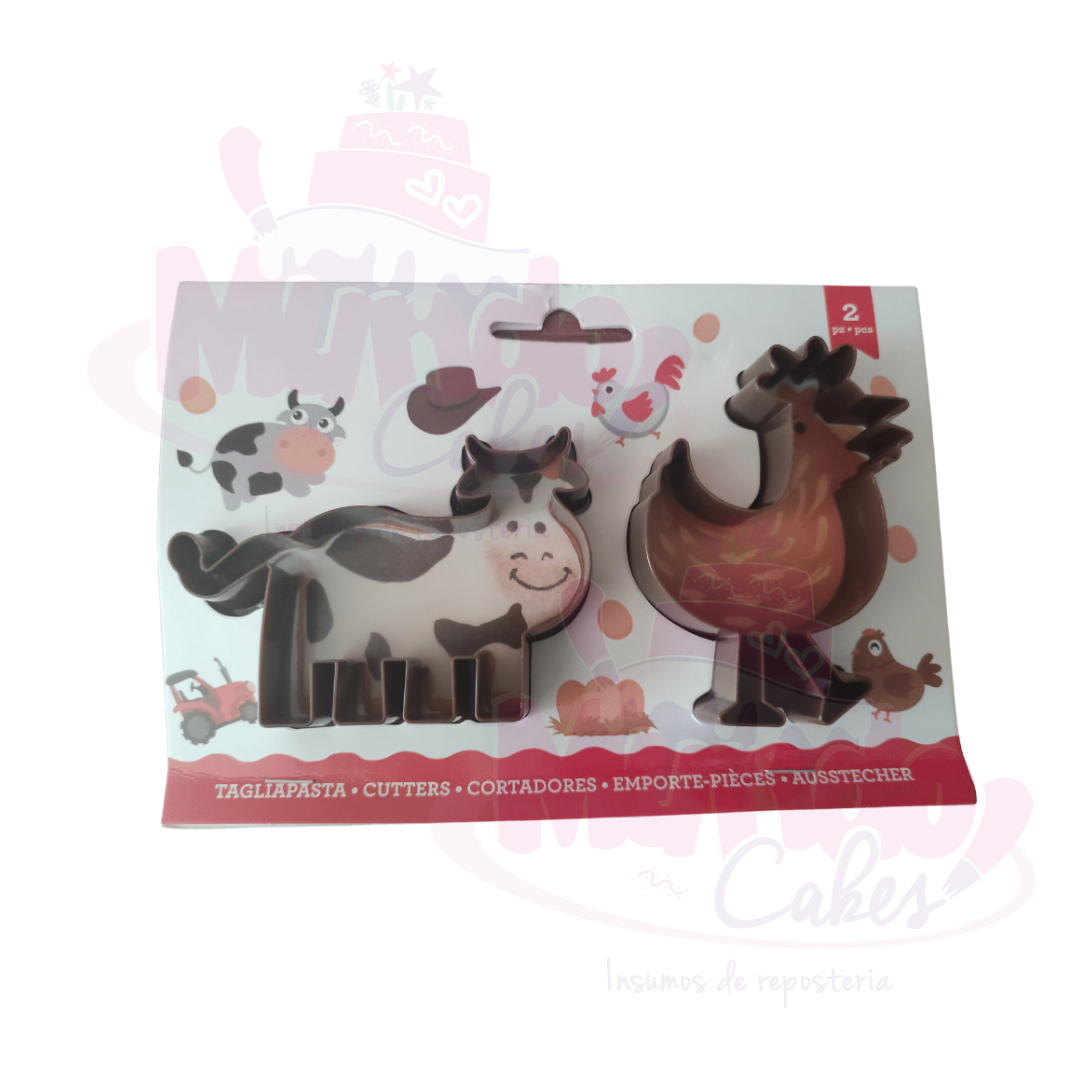 Set cortadores gallina / vaca