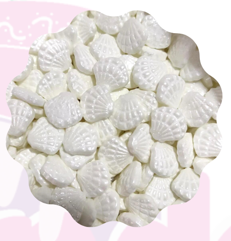Sprinkles conchitas blancas50grs
