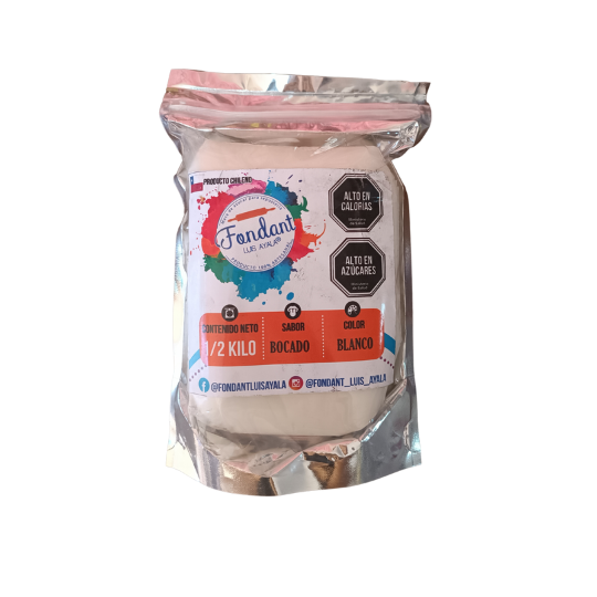Fondant 1/2 kilo blanco Luis Ayala