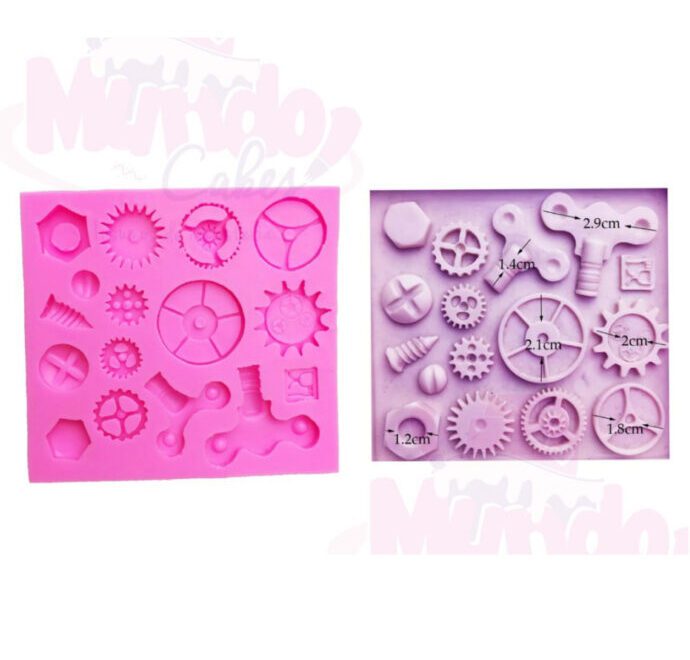 Molde silicona engranajes mod.2