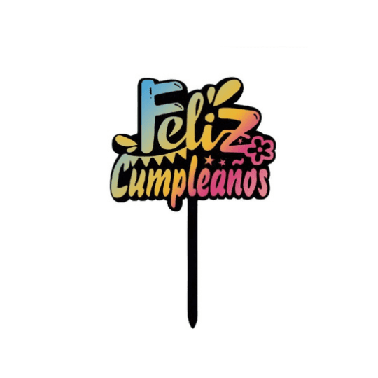 Topper Feliz cumpleaños mod.16
