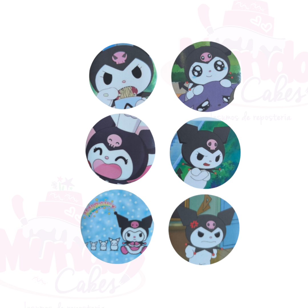 100 etiquetas Kuromi