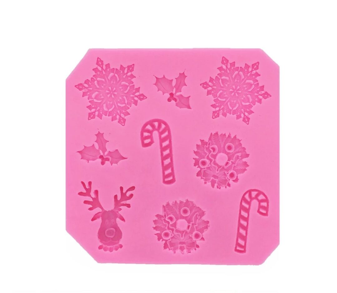 Molde Navidad Fondant Mod1