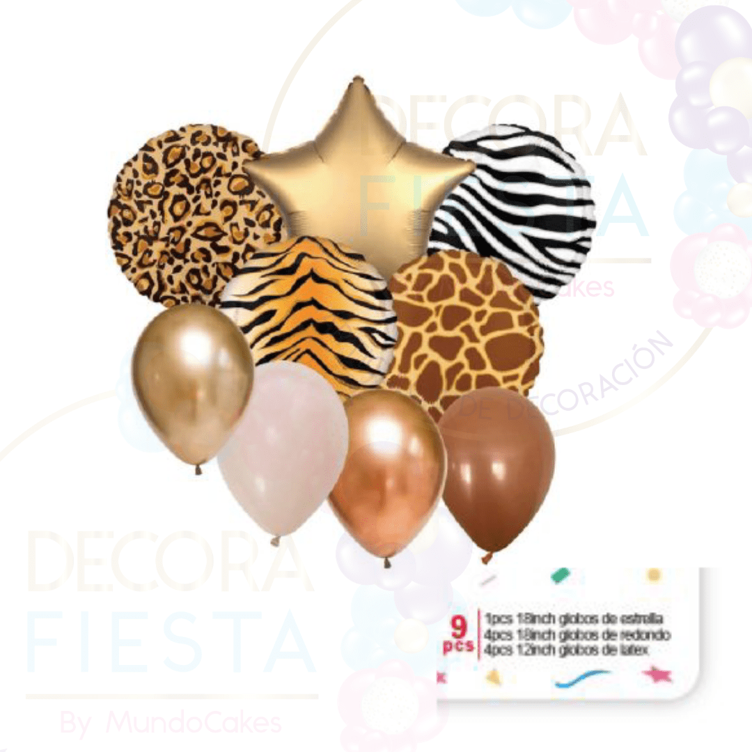 Set globos 9pcs