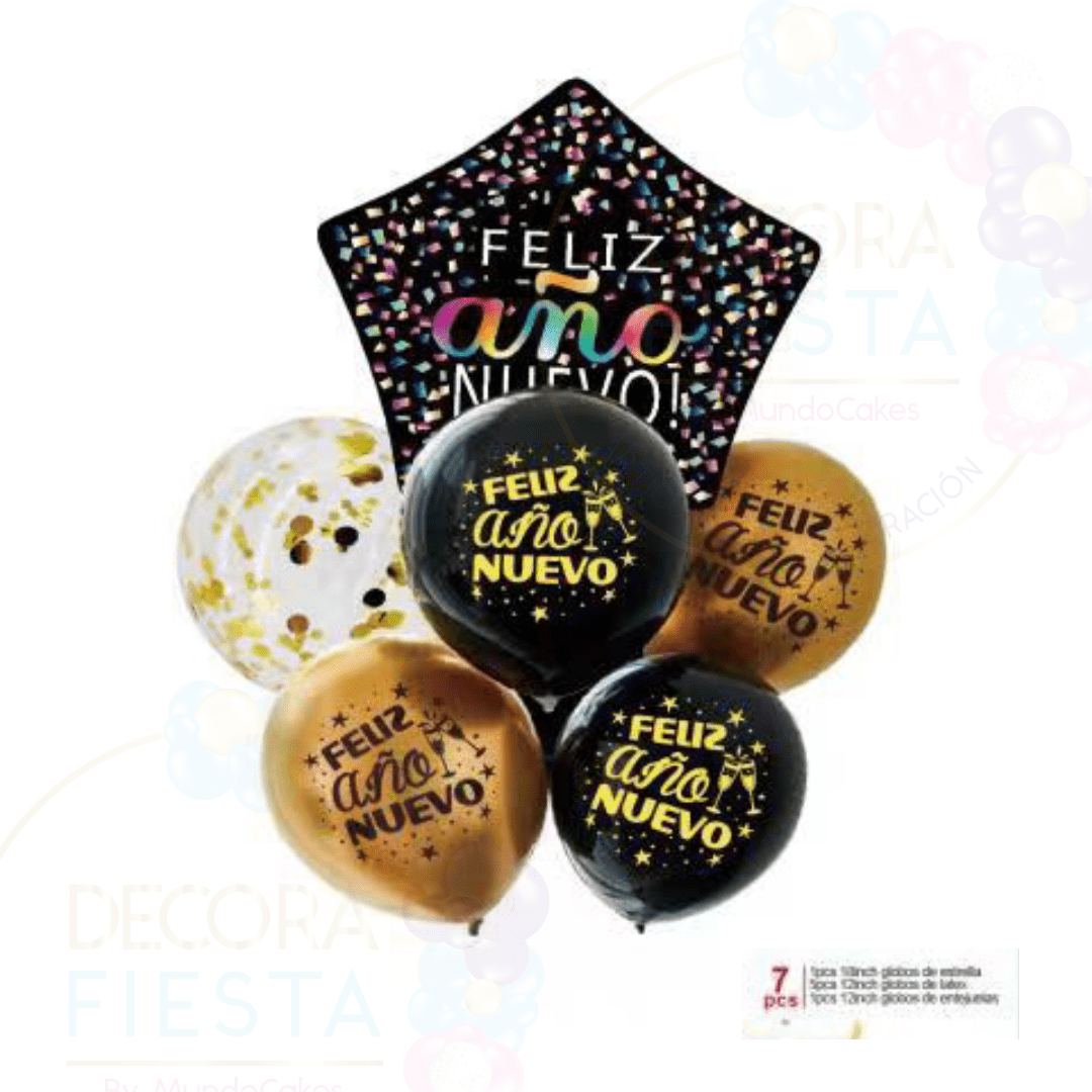 Set globos año nuevo Mod.3