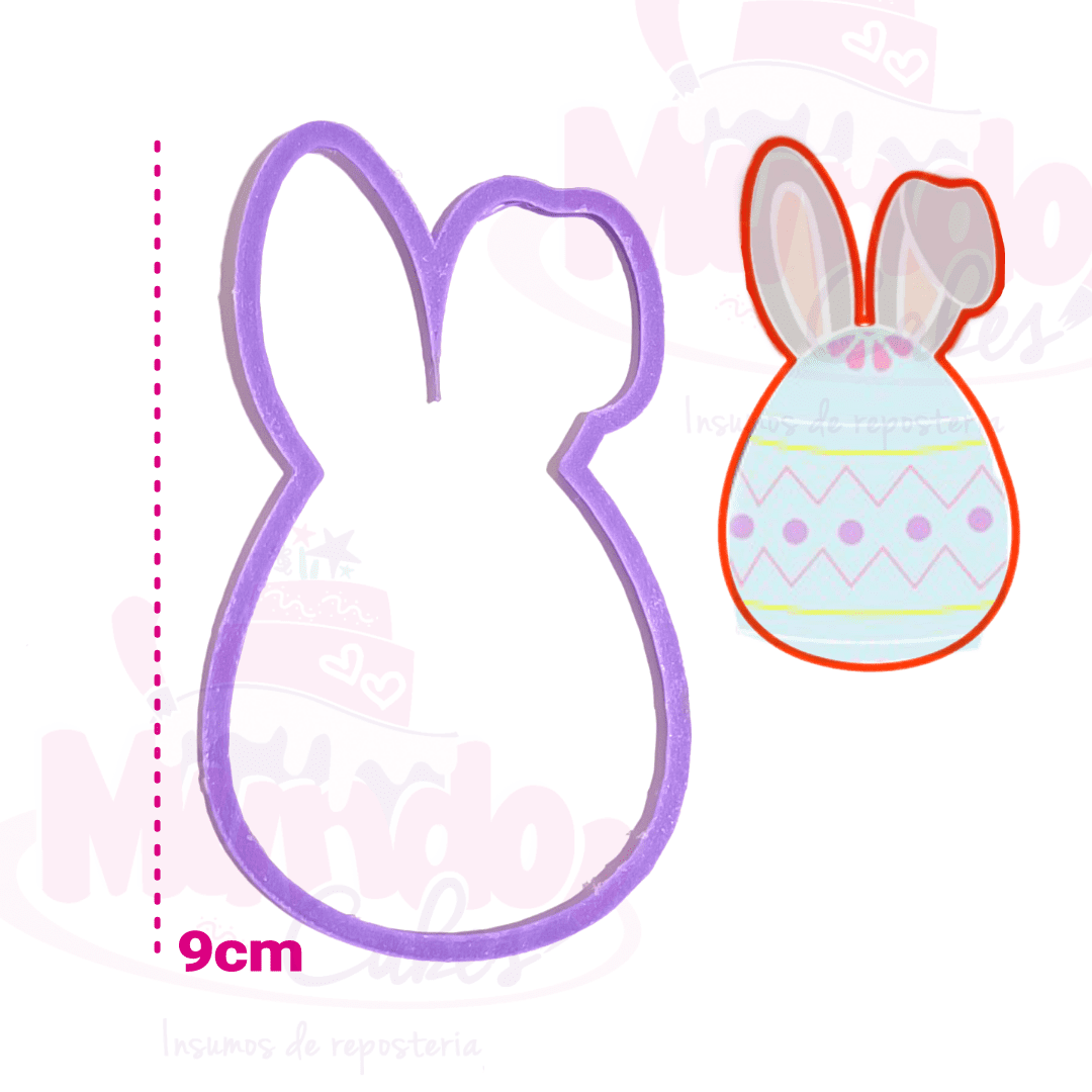 Cortador huevo con orejitas 9cm