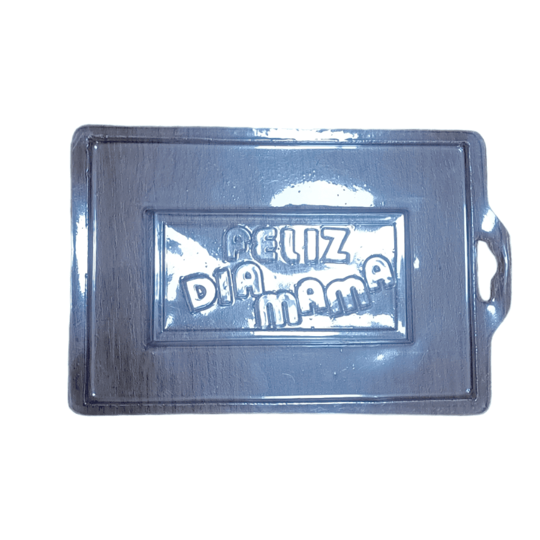 Molde plástico Feliz Día Mamá Placa