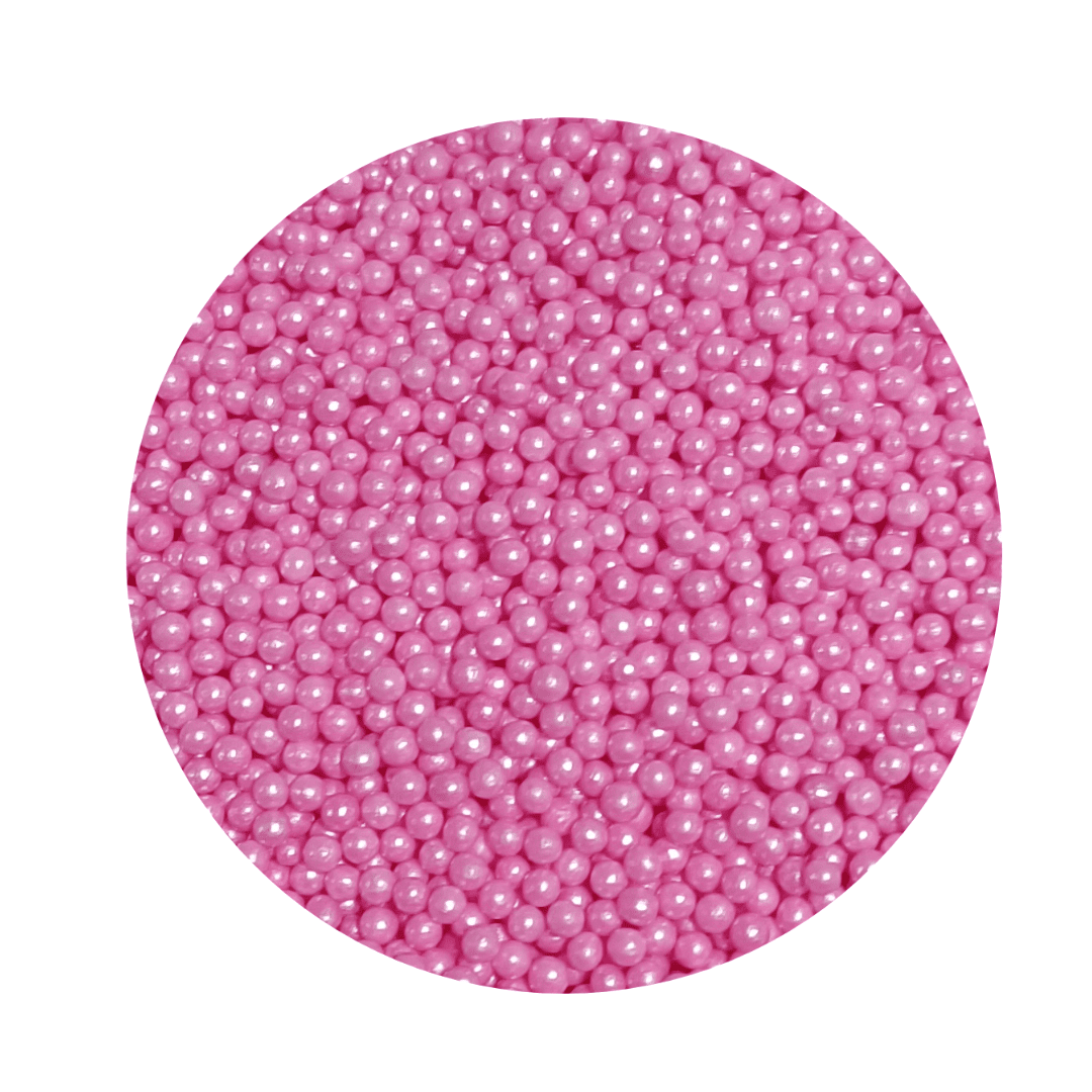 Perlas 4mm fucsia 100grs