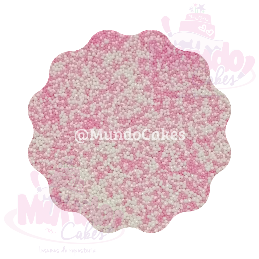 Grageas rosado y blanco 100grs