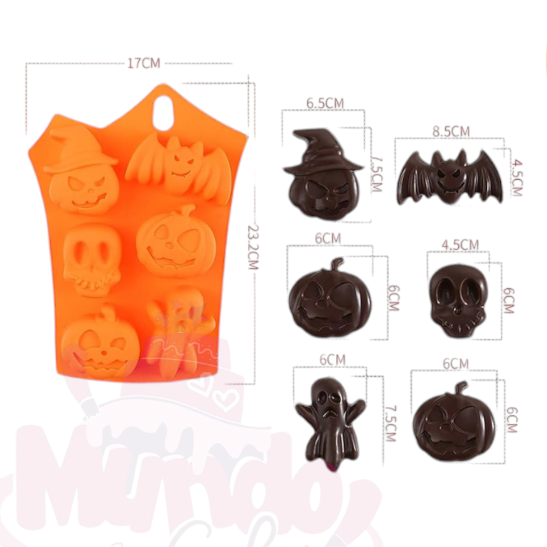 Molde silicona halloween 3