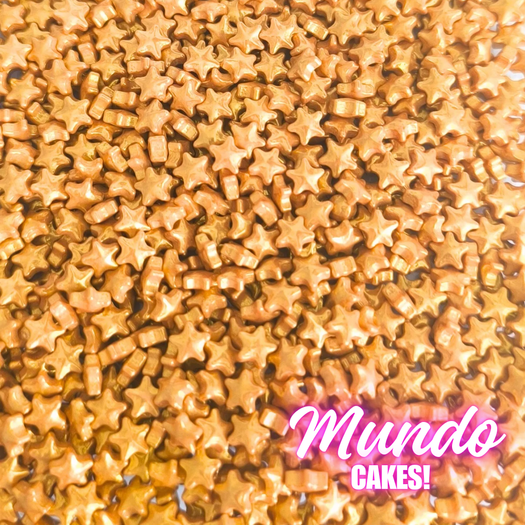 Estrellas doradas de caramelo 50grs