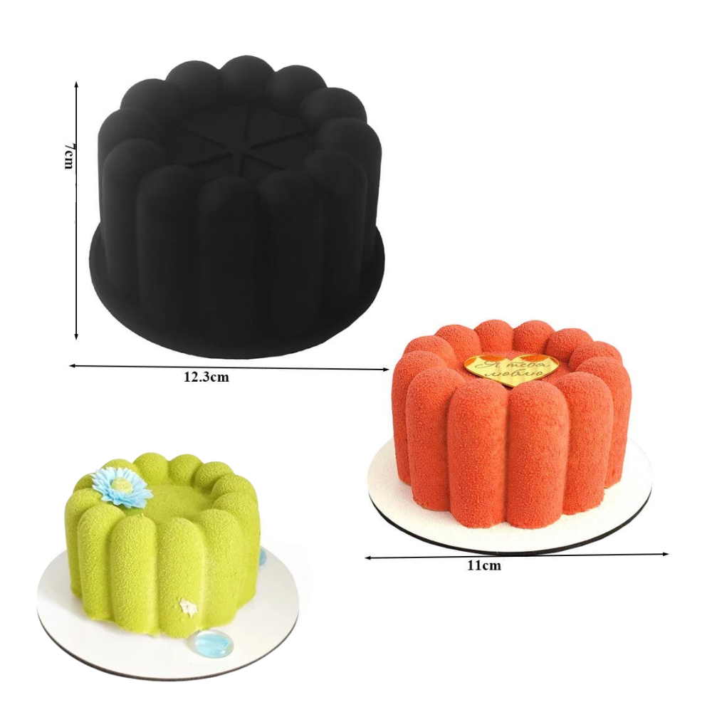 Molde silicona mini redondo 12cm