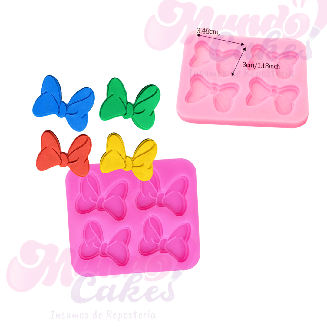 Molde moños de minnie